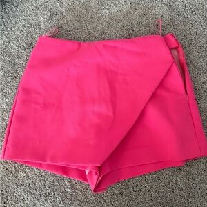 Zara Hot Pink Women's Skort